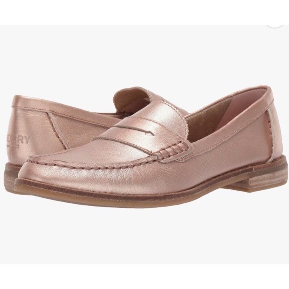 Sperry Pink Flats Classic Loafers